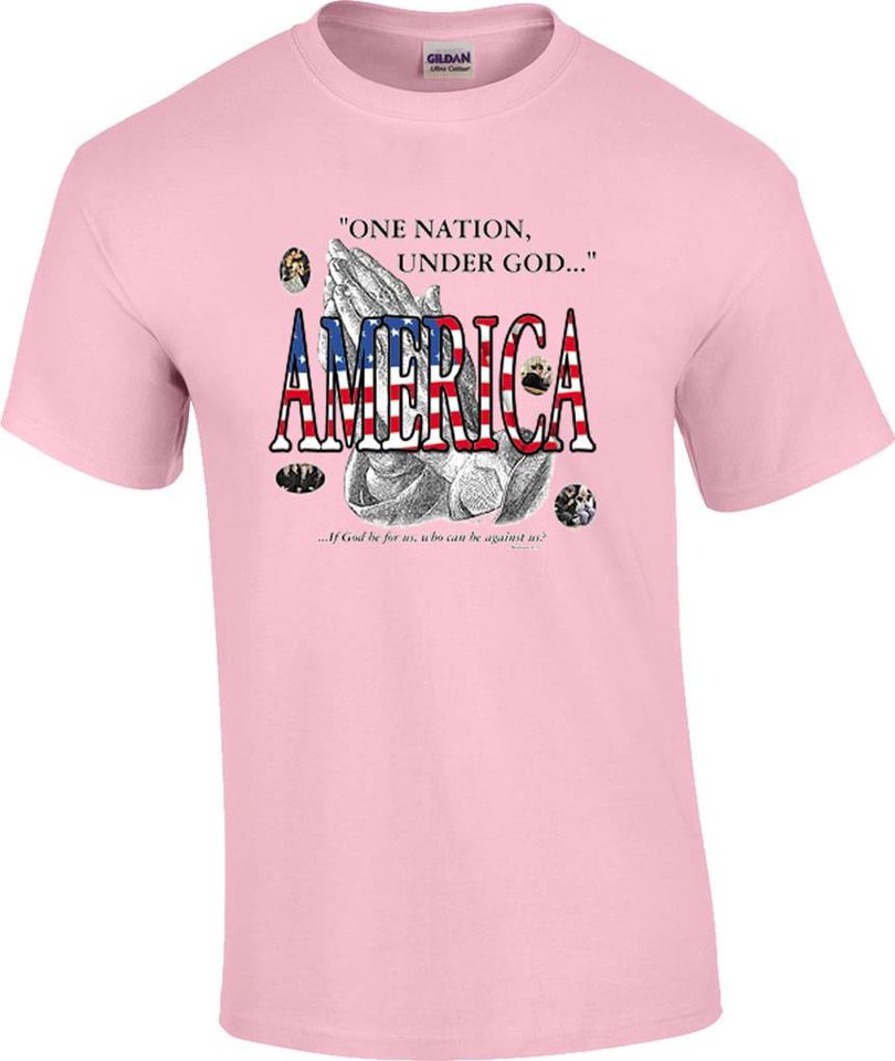 Christian Patriotic One Nation Under God T-Shirt