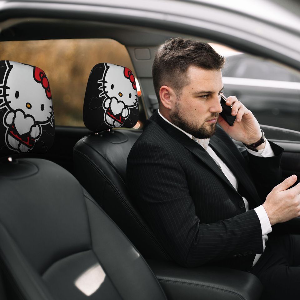 Adorable for hello kitty Design Car Headrest Protector