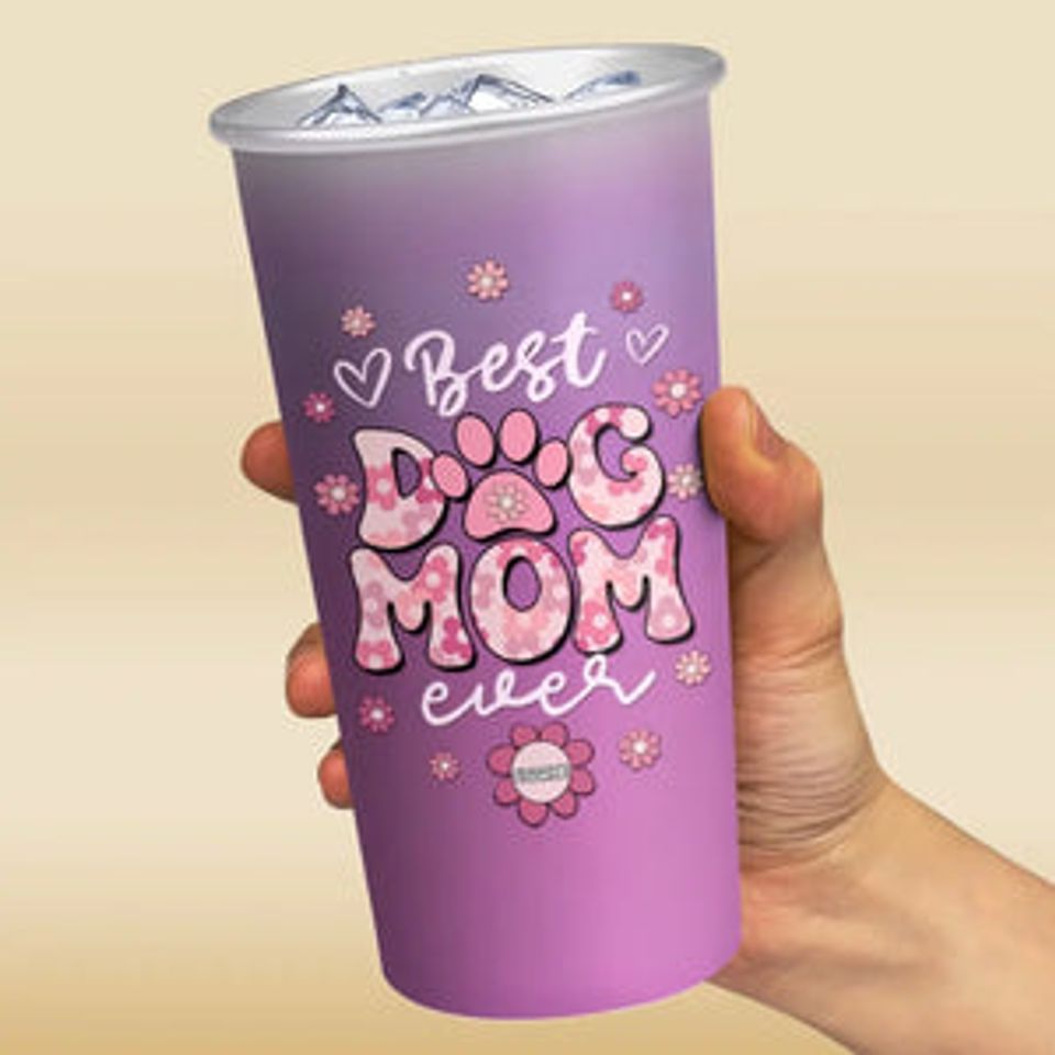 Best Dog Mom Ever - Dog Personalized Custom Aluminum Changing Color Cup