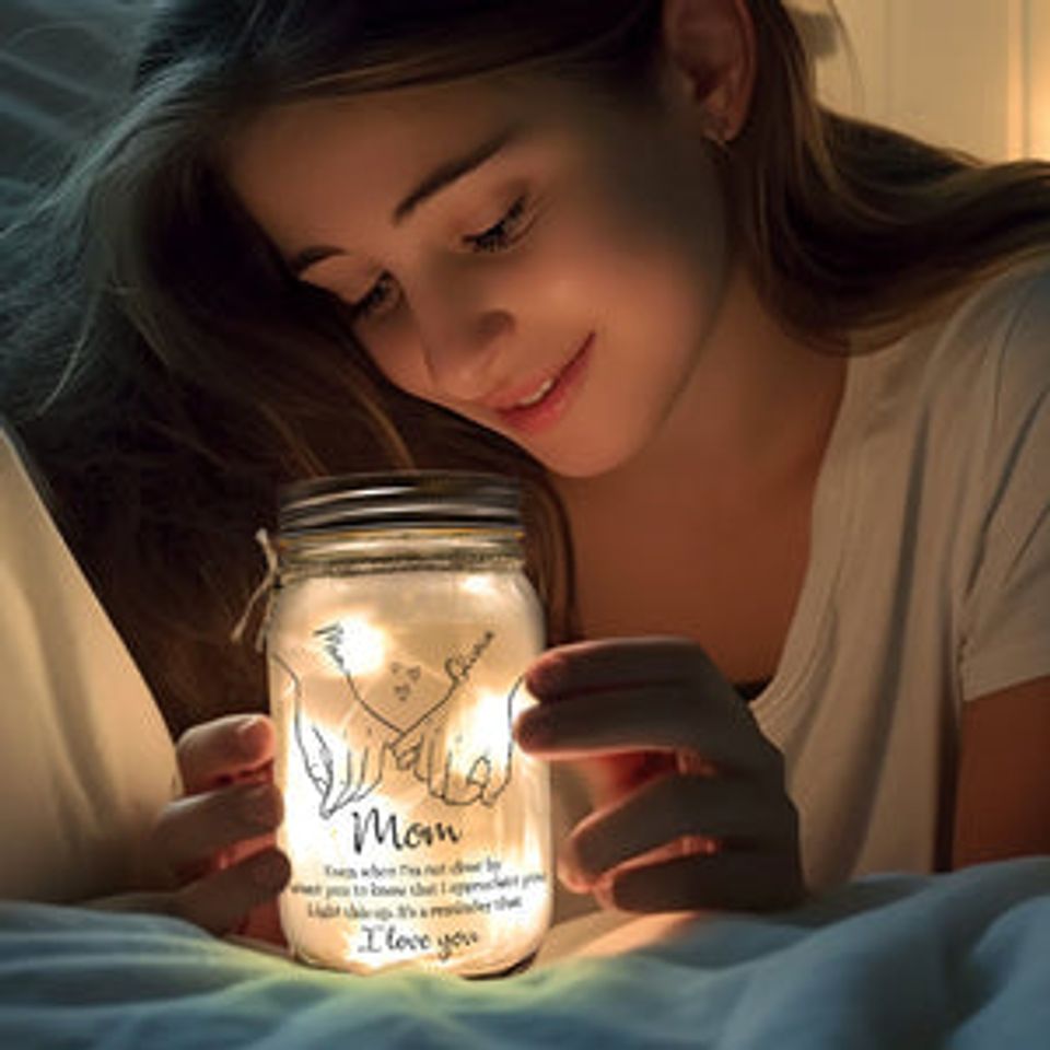 It's A Reminder That I Love You - Family Personalized Custom Mason Jar Light