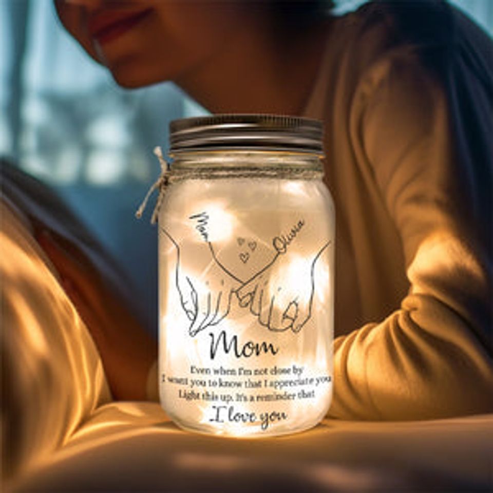 It's A Reminder That I Love You - Family Personalized Custom Mason Jar Light