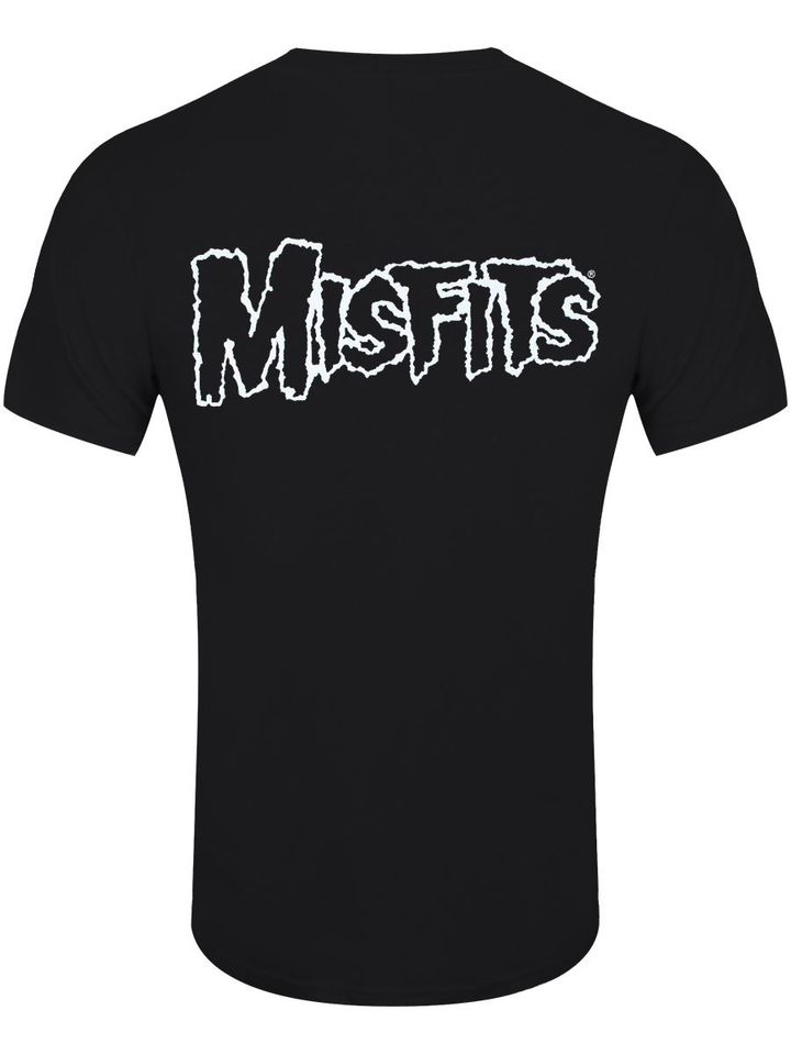 Misfits Classic Fiend Skull Men's Black 3D T-Shirt