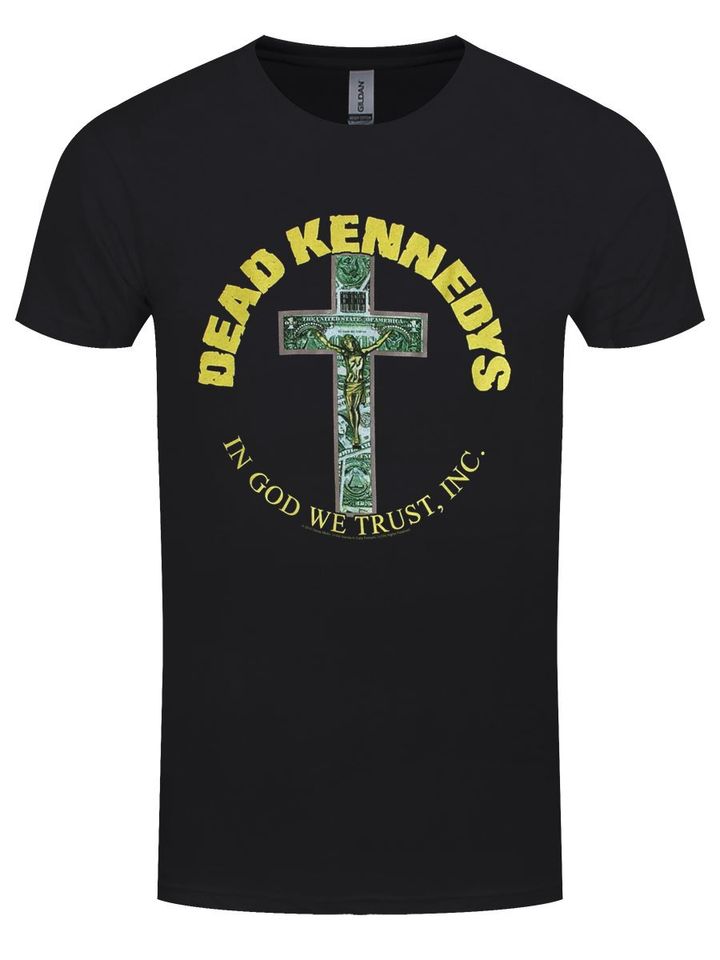 Dead Kennedys In God We Trust Men's Black T-Shirt