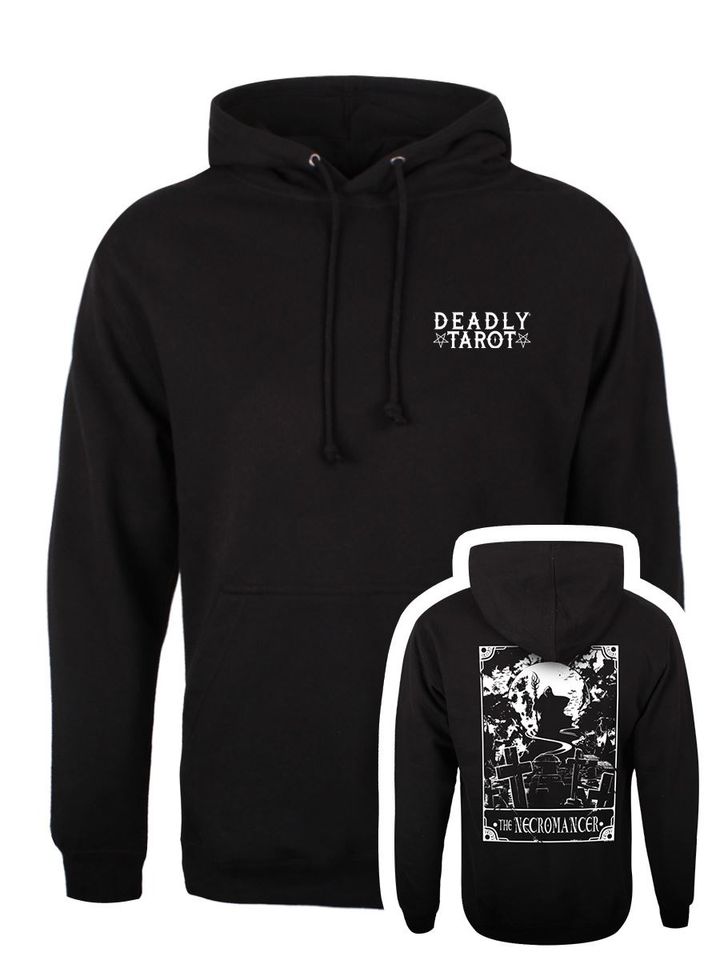 Deadly Tarot The Necromancer Men's Black Hoodie