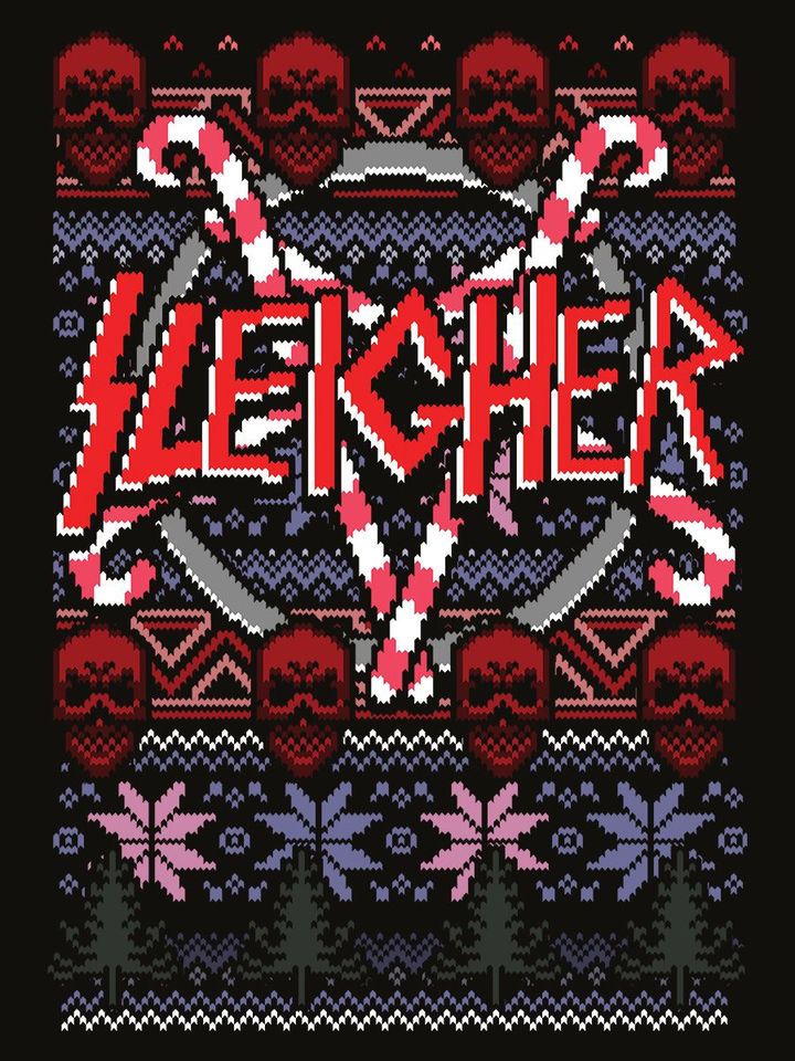 Sleigher Men's Black Christmas Sweatshirt