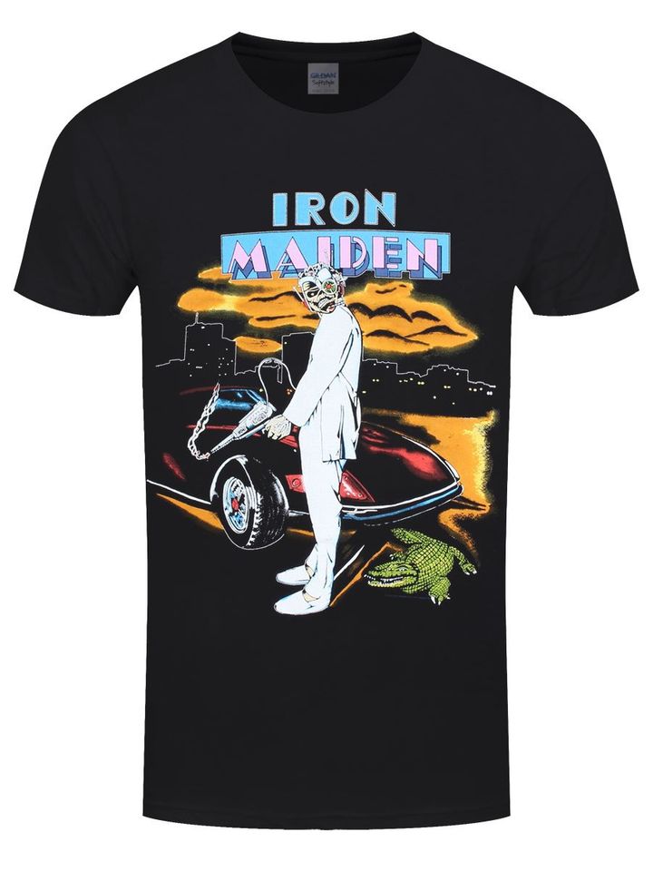 Iron Maiden Vice Is Nice Men's Black T-Shirt