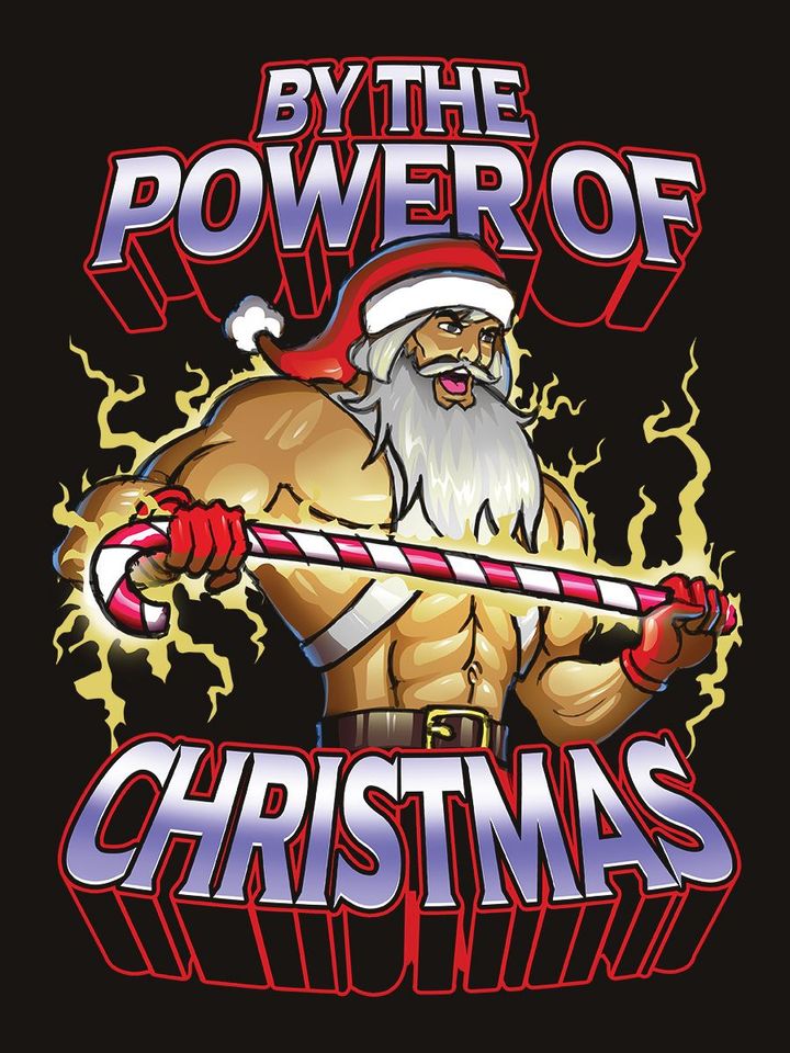 Christmas Power Men’s Black Sweatshirt