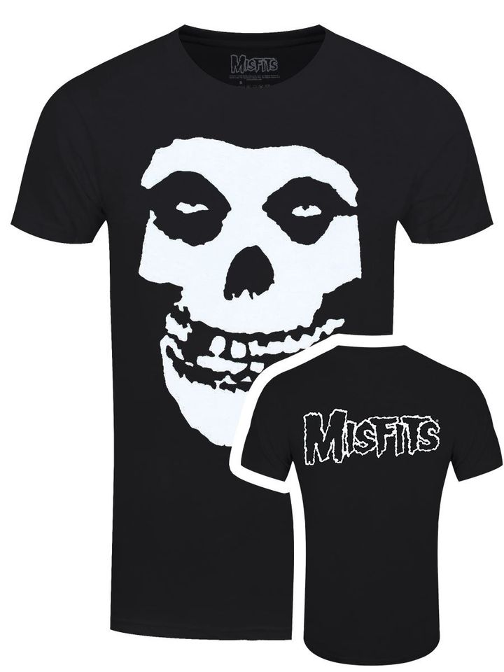 Misfits Classic Fiend Skull Men's Black 3D T-Shirt