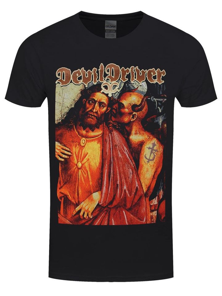 Devildriver Jesus Care Less Mens Black T-Shirt