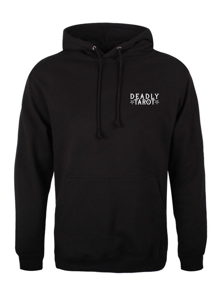 Deadly Tarot Legends Reaper Unisex Black Pullover Hoodie