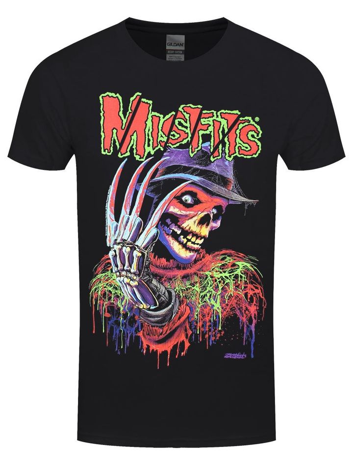 Misfits Nightmare Fiend Men's Black 3D T-Shirt