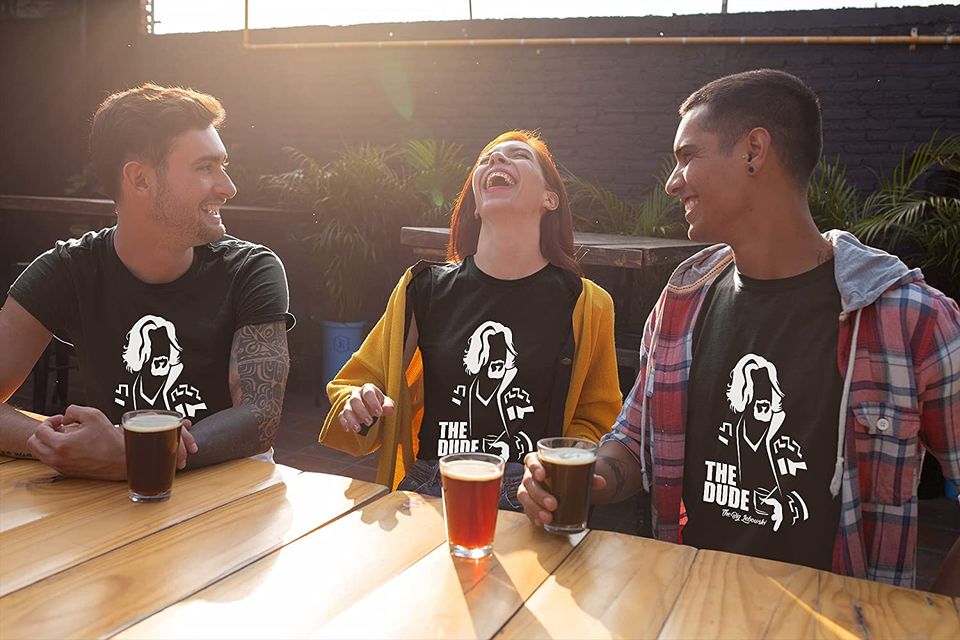 The Big Lebowski The Dude Abides Unisex Tshirt