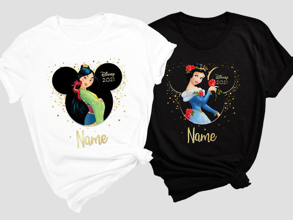 Disney Princess Shirts 2022 Disneyland Princess Shirts Girls Trip CustomT Shirt