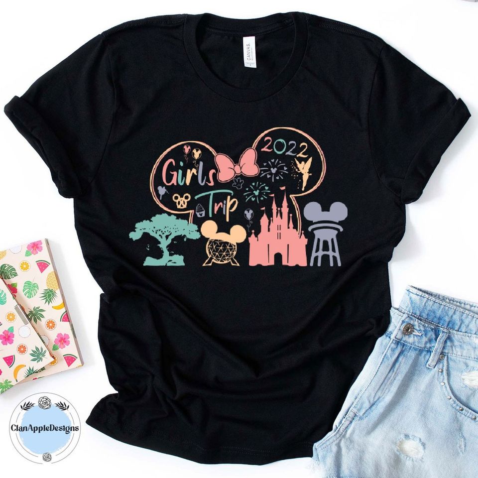 Custom 2022 Disney Vacation Girl's Trip Matching T Shirt