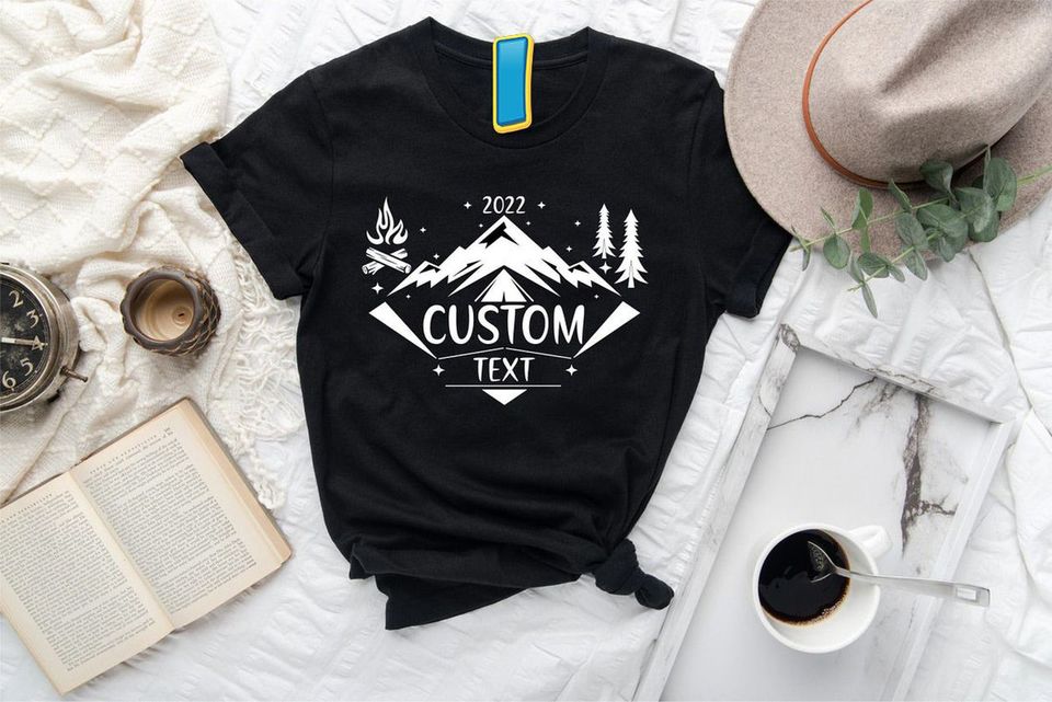 Custom Camping 2022 Personalized Matching Family T-Shirt