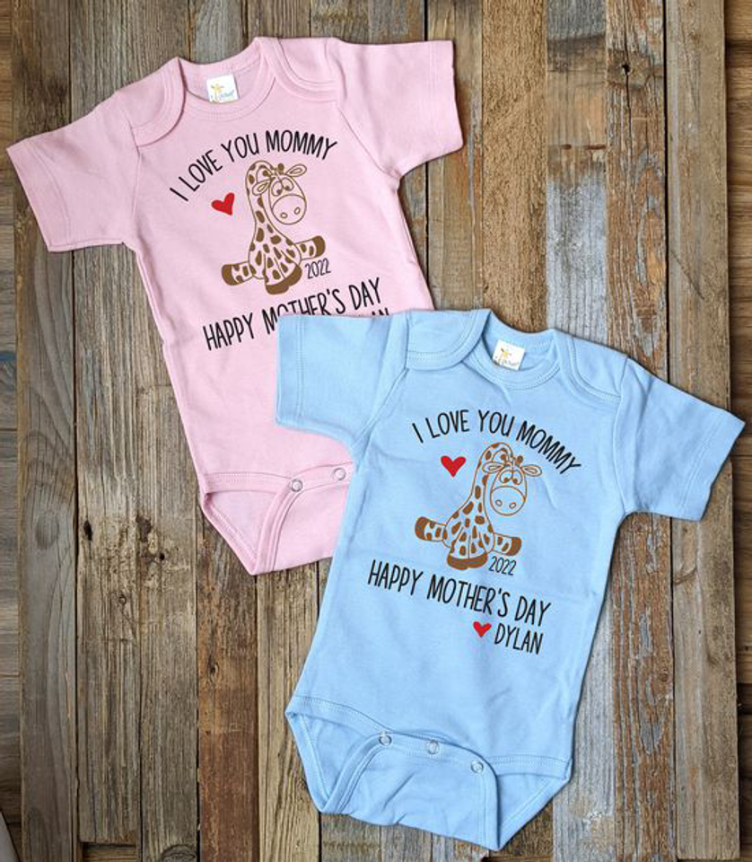 I Love You Mommy Personalized Mothers Day Shirt