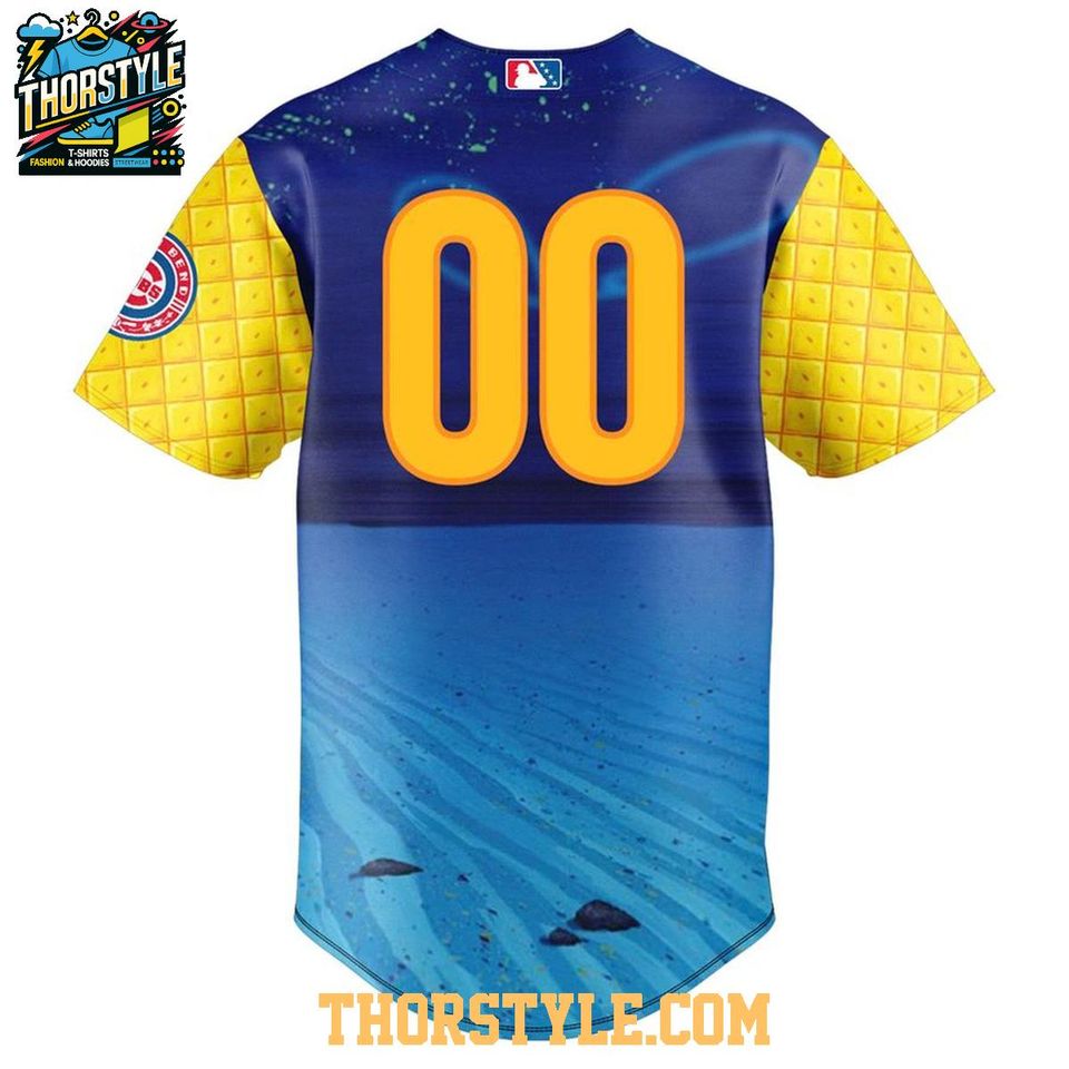 South Bend Cubs SpongeBob SquarePants Night 2026 Baseball Jersey