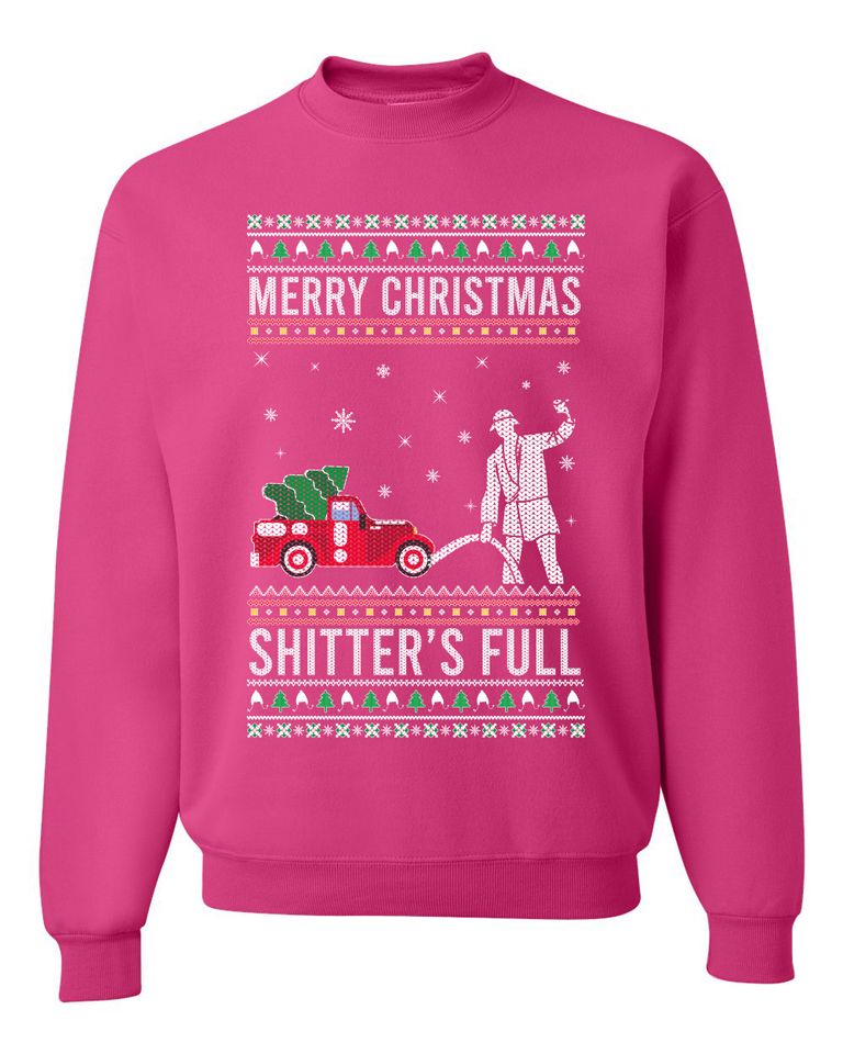 Merry Christmas Shitters Full Christmas Vacation Ugly Christmas Unisex Sweater