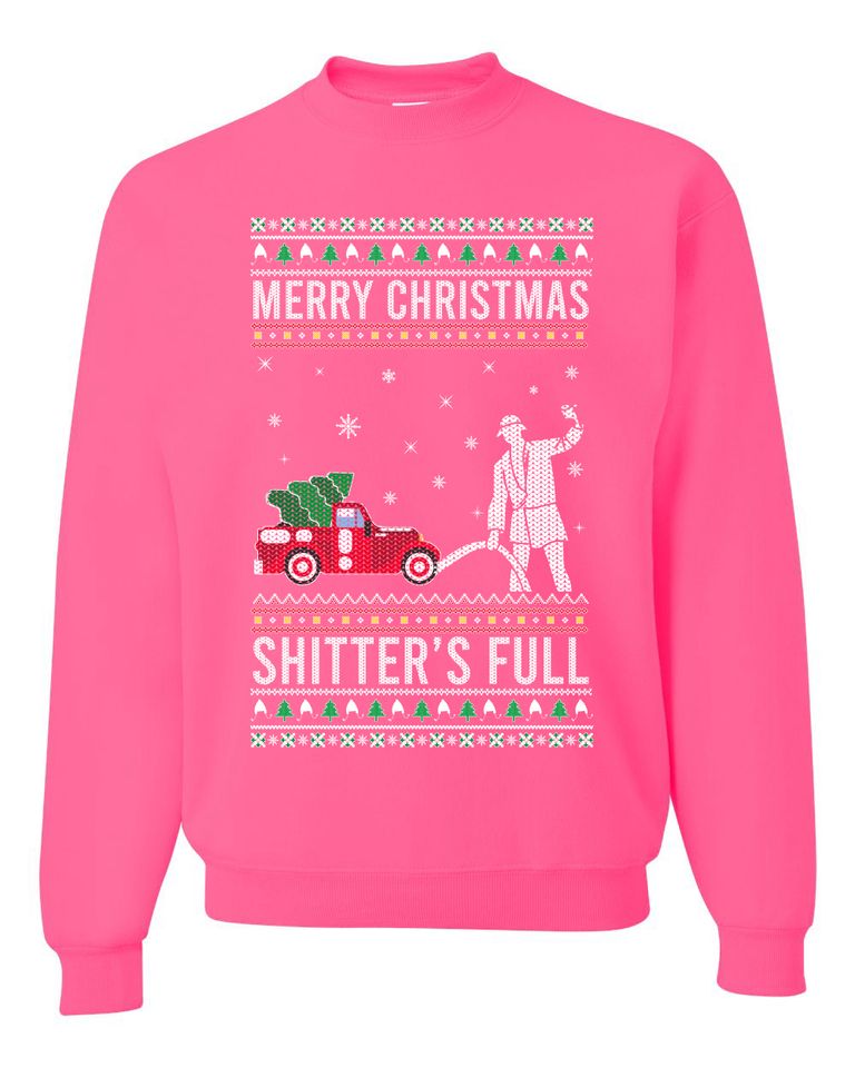Merry Christmas Shitters Full Christmas Vacation Ugly Christmas Unisex Sweater