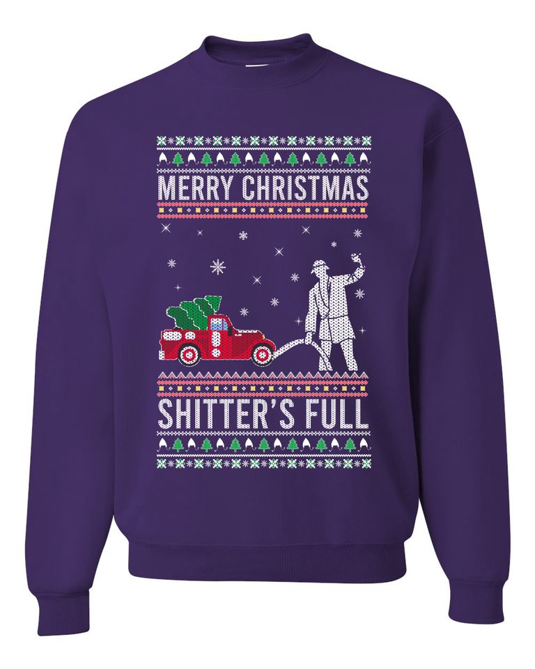 Merry Christmas Shitters Full Christmas Vacation Ugly Christmas Unisex Sweater