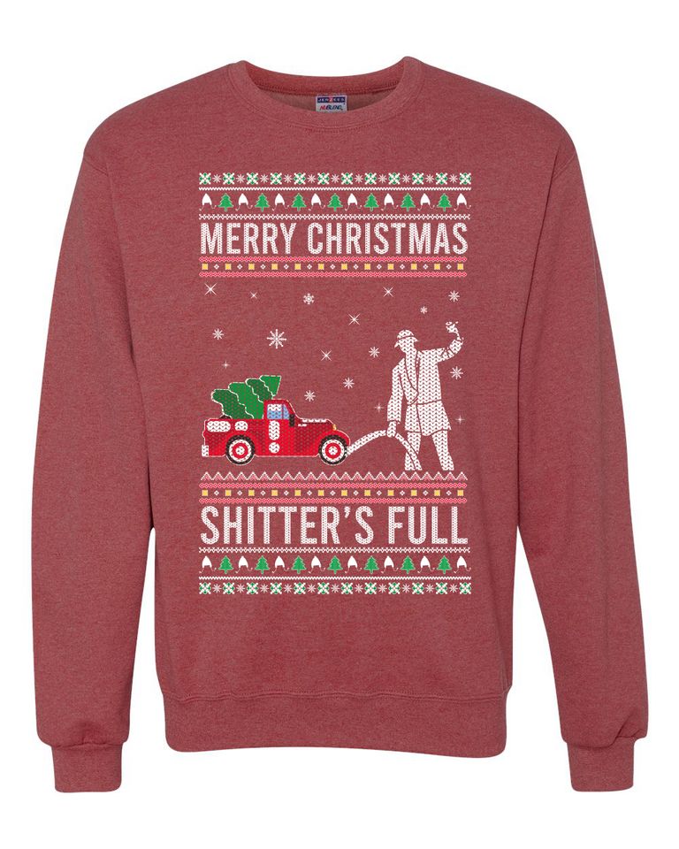 Merry Christmas Shitters Full Christmas Vacation Ugly Christmas Unisex Sweater