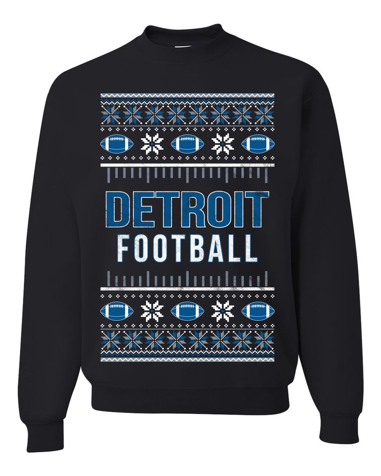 City of Detroit DET American Football Unisex Crewneck Sweatshirt
