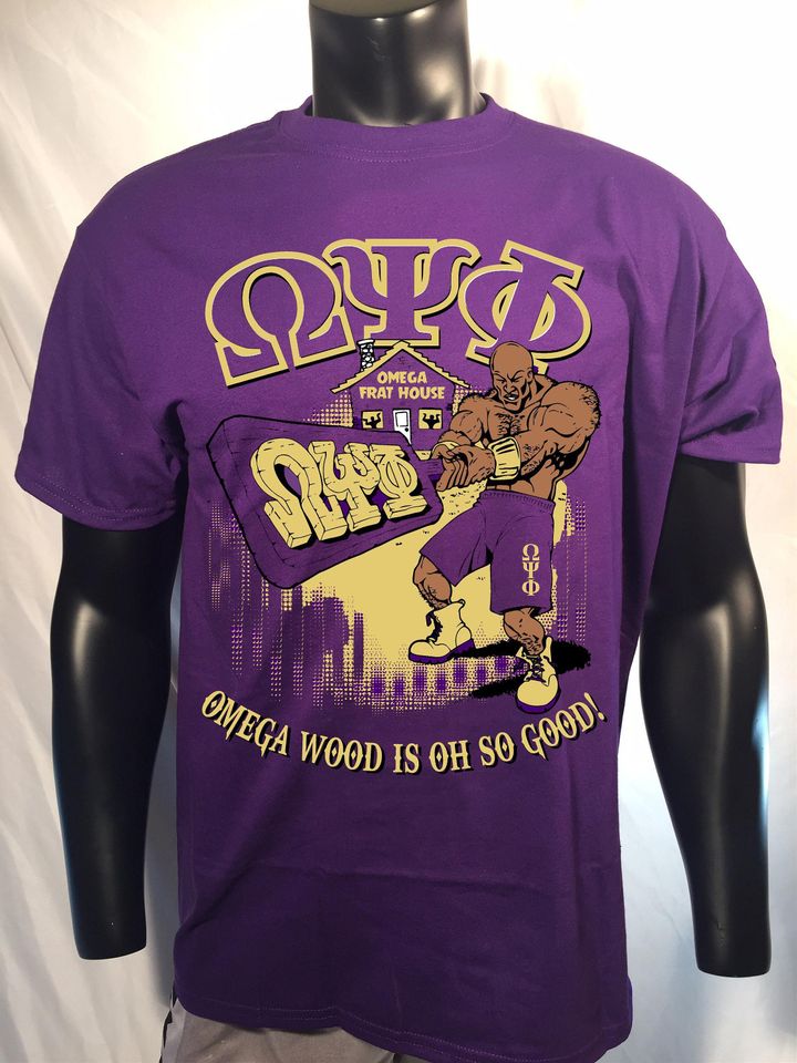 Omega Psi Phi Omegawood  T Shirt