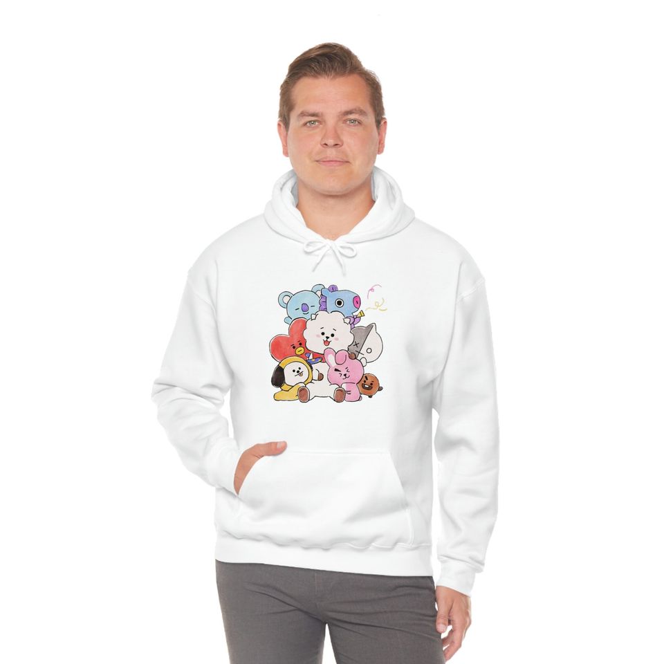 BT21 Hooded Sweatshirt