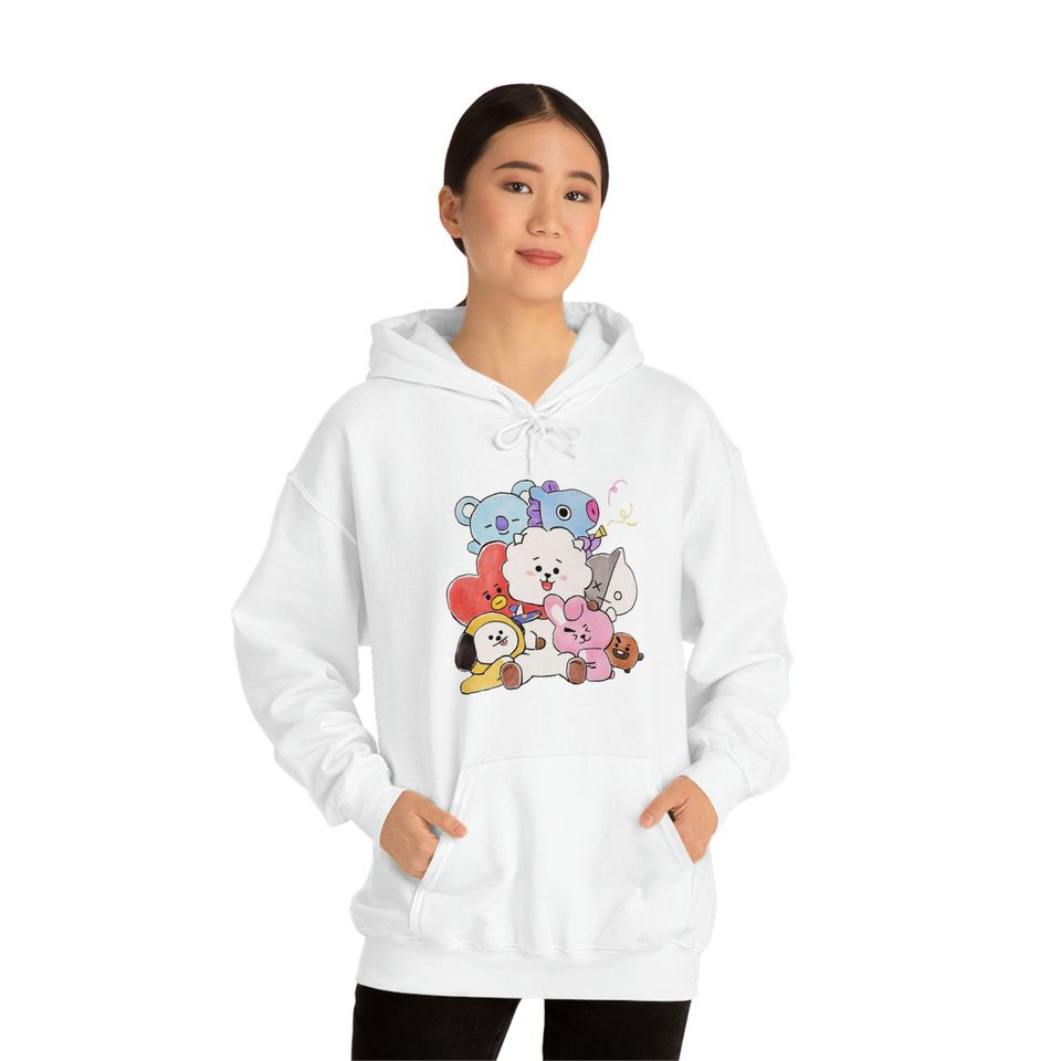 BT21 Hooded Sweatshirt