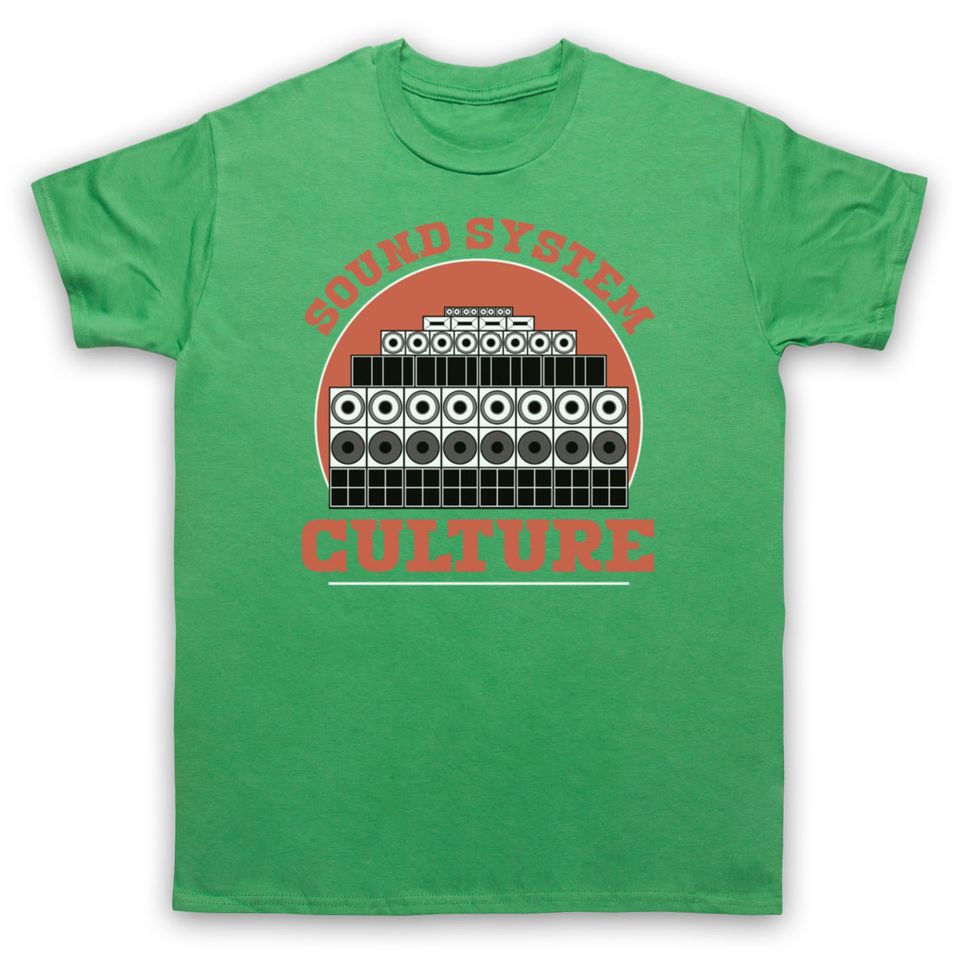 Sound System Culture Jamaican Reggae Ska Music T-Shirt for Men & Women