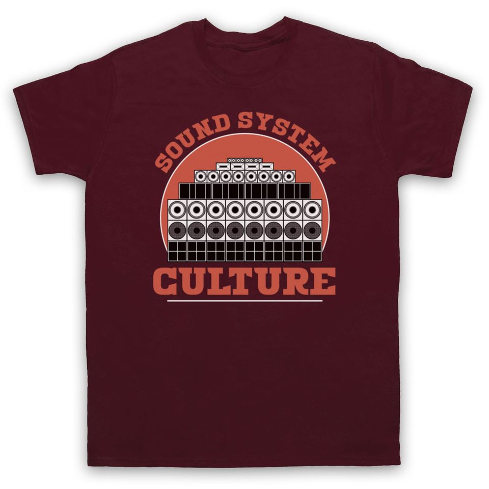 Sound System Culture Jamaican Reggae Ska Music T-Shirt for Men & Women