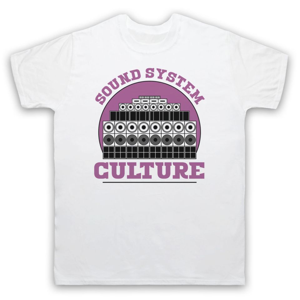 Sound System Culture Jamaican Reggae Ska Music T-Shirt for Men & Women