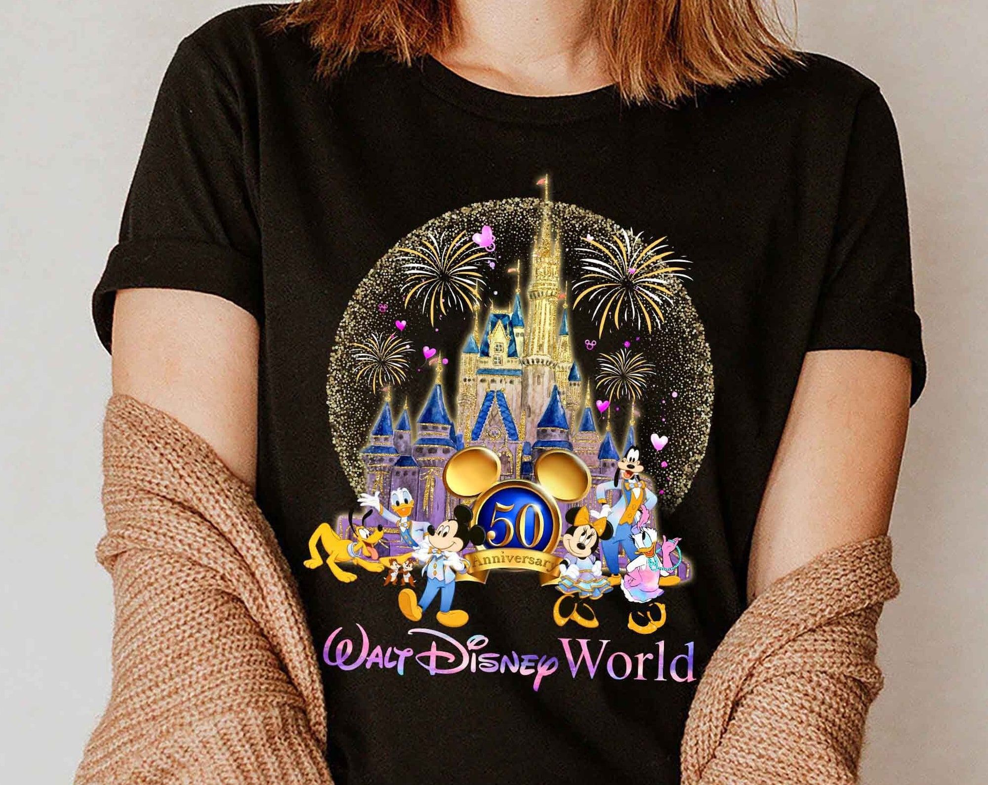 Disneyland Shirt Retro Disney Shirts Magic Kingdom Shirt Walt Disney World 50th Anniversary Bleach T-shirt Disney Vacation Bleach Shirt
