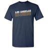 Los Angeles Navy W/ White & Old Gold Print