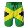 Green Yellow Jamaican Flag