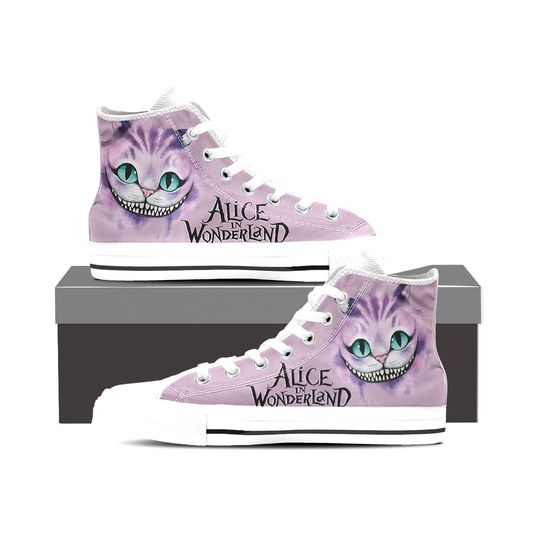 Discover Alice In Wonderland Cheshire Cat High Top Shoes