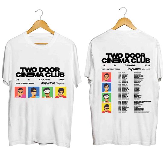 Discover Two Door Cinema Club 2023 2024 Tour Shirt, Two Door Cinema Club Band Fan Shirt