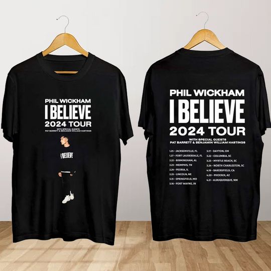 Discover Phil Wickham I Believe Tour 2024 Shirt
