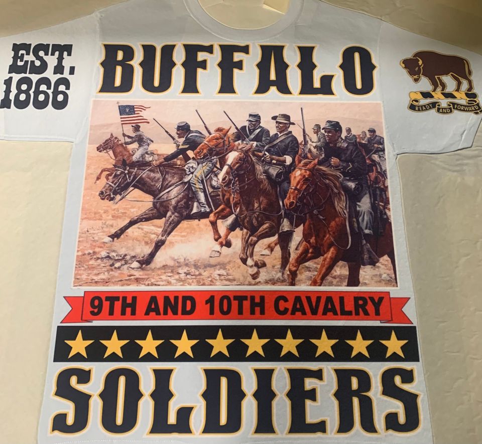 Personalized Buffalo Soldier Off Shoulder Short Dress African American Heroes - Yellow LT15