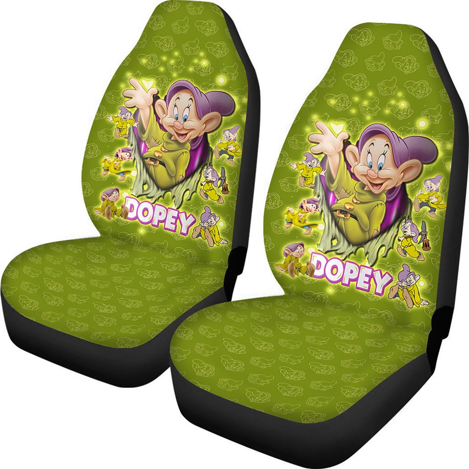 Dopey Snow White And Seven Dwarfs Disney Car Seat Covers ID 20621824