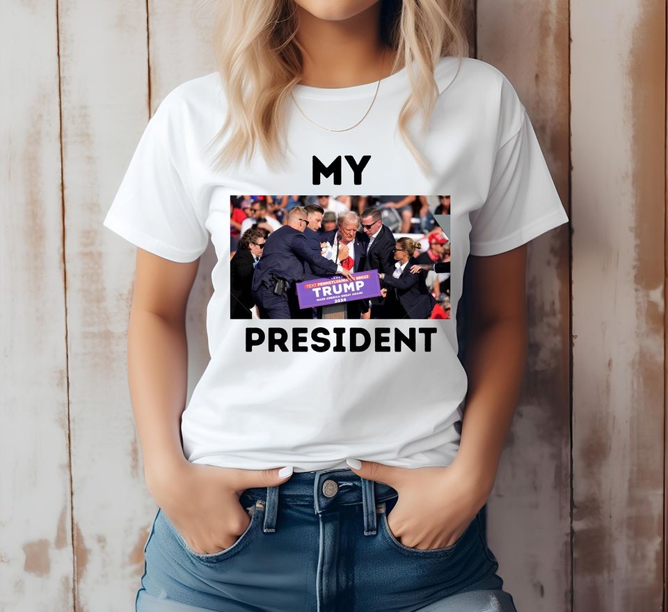 Nice TRY Trump 2024 Shirt, Donald Trump Rally Shirts, I Will Fight ...