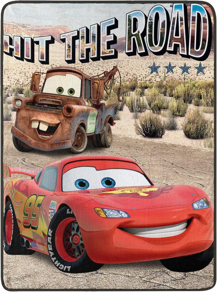 Disney Pixar Cars, “Hit The Road” 46 60-inch Micro Raschel Throw – by ...