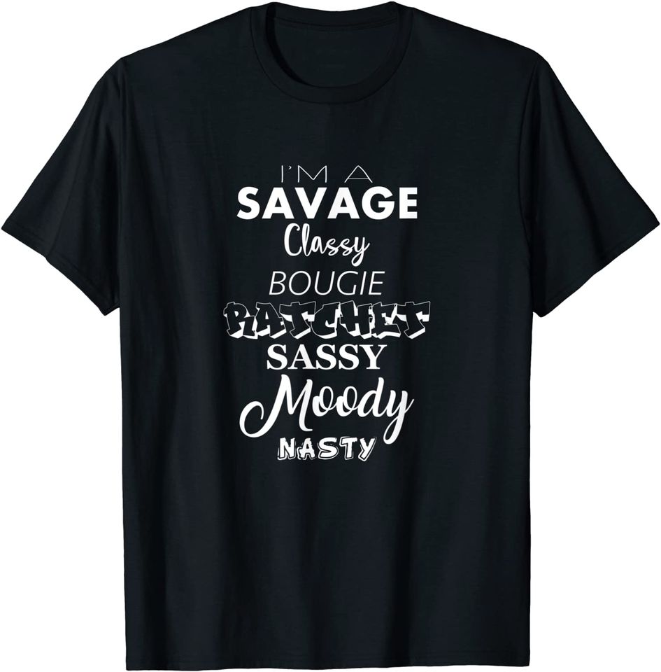 Classy. Boujee. Ratchet. Unisex Short Sleeve T Shirt